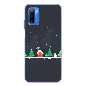 Силіконовий бампер на різдво для Ulefone Note 12 (Місто зимове)