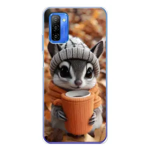 Печатный чехол «Зверята с кофе» для Ulefone Note 12