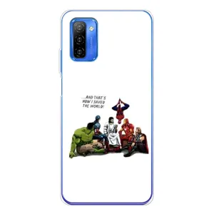 Чехлы для Ulefone Note 12 (Для Христиан) (Иисус супергерой)