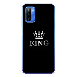 Чехол (Корона на чёрном фоне) для Ноте 12 (KING)