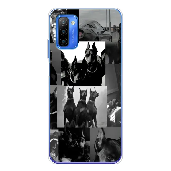 Чохол з малюнком «Колаж Доберман» для Ulefone Note 12