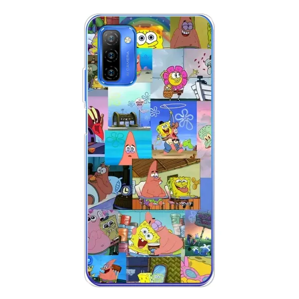 Чехол с рисунком «Комиксы Спанч Боб» для Ulefone Note 12 Чехол с рисунком «Комиксы Спанч Боб» для Ulefone Note 12