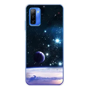 Чехол (ТПУ) с планетами на Ulefone Note 12 (Космический вид)