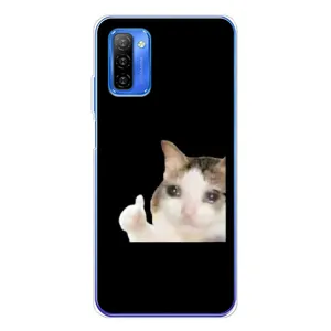 Бампер с принтом Мемы для Ulefone Note 12 (Кот в слезах)