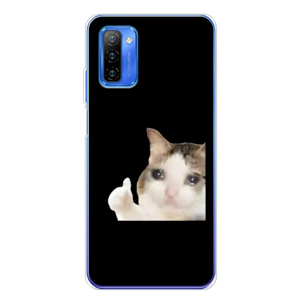 Чехол с рисунком «Кот в слезах» для Ulefone Note 12