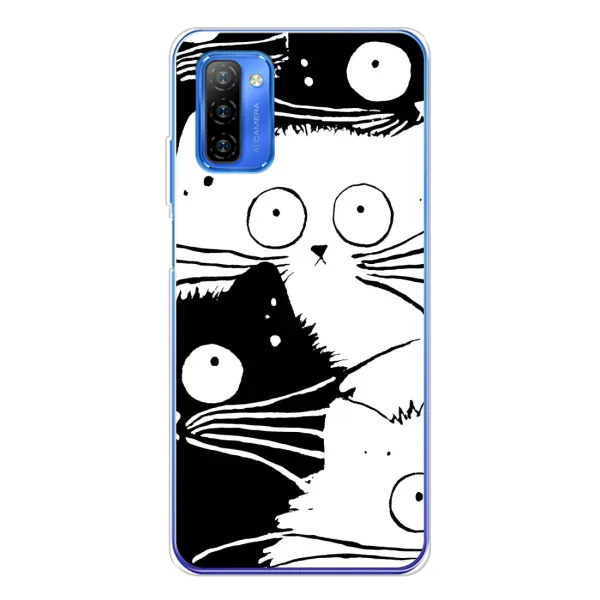Чехол с рисунком «КОТИКИ» для Ulefone Note 12