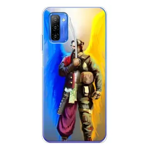 Чехол с картинкой (Патриотический КОЗАК) на Ulefone Note 12 (Козак с крыльями)