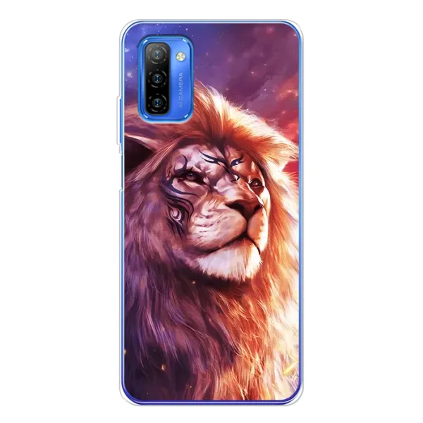 Чехол с рисунком «Красочный ЛЕВ» для Ulefone Note 12