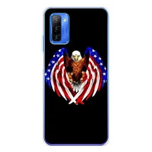 Чехол Флаг USA для Ulefone Note 12 (Крылья США)