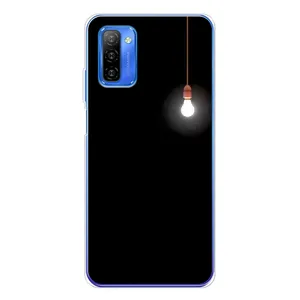 Чехол с картинками на черном фоне для Ulefone Note 12 (Лампочка)