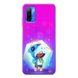 Чохол Бравл Старс для Ulefone Note 12 (Леон у костюмі Акули)