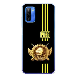 Чехол (TPU) с картинкой "Лого Пабг" на Ноте 12 (Лого PUPG)
