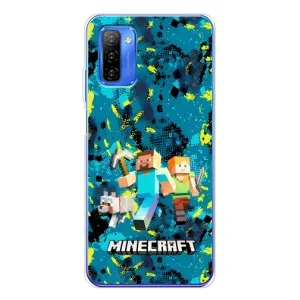 Чехлы для Ulefone Note 12 (Персонажи Майн Крафт) (Майнкрафт)
