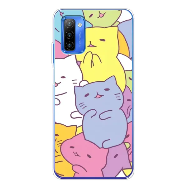 Чехол с рисунком «Милые котики» для Ulefone Note 12