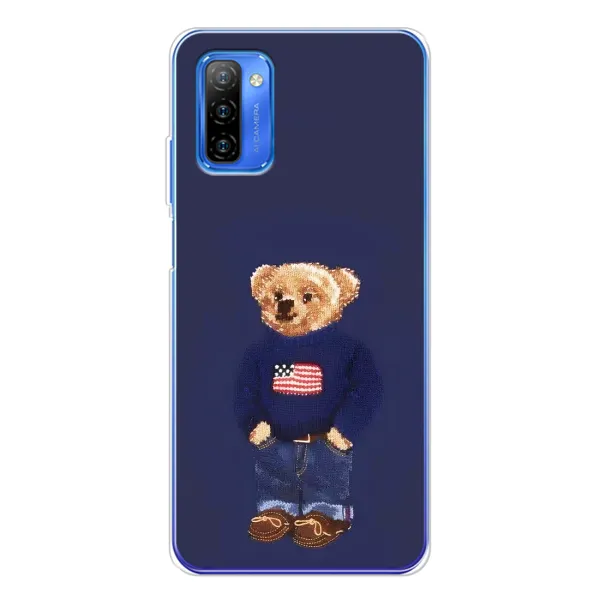 Чехол с рисунком «Мишка USA» для Ulefone Note 12