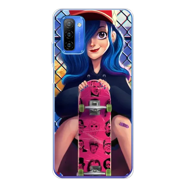 Чехол с рисунком «Модная девушка» для Ulefone Note 12