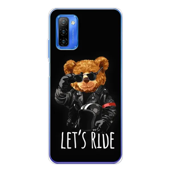 Чехол с рисунком «Модный Мишка» для Ulefone Note 12