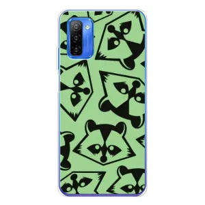 Силіконовий Чохол з Энотами на Ulefone Note 12 (Мордочки Єнота)