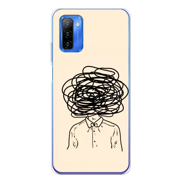 Чехол с рисунком «Мысли» для Ulefone Note 12