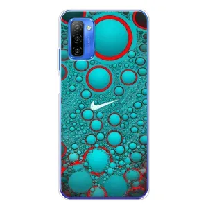 Силиконовый Чехол на Ulefone Note 12 с картинкой Nike (Найк зеленый)