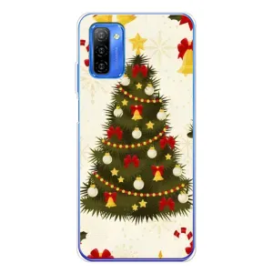 Чохол новорічна ялинка на Ulefone Note 12 (Новорічний принт)