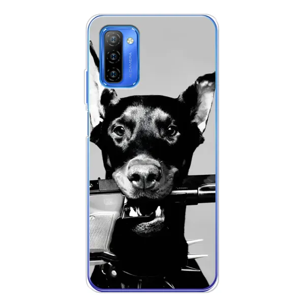 Чохол з малюнком «Небезпечний доберман» для Ulefone Note 12