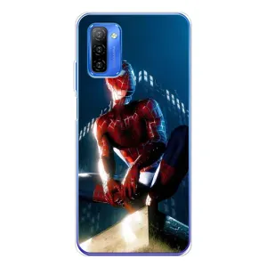Чехол Супергерой Человека Паука на Ulefone Note 12 (Паук на доме)