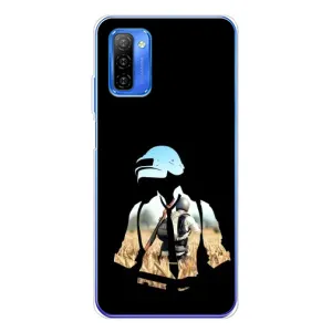 Силиконовый чехол с картинкой "Герой Pubg" на Ulefone Note 12 (Пубг мен)