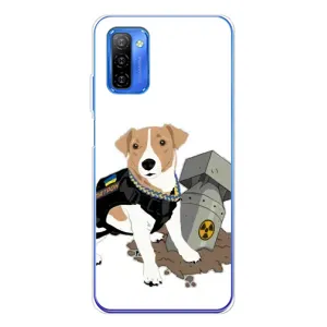 Чехол с принтом Собаки Патрон для Ulefone Note 12 (Пёс Патрон с ракетой)
