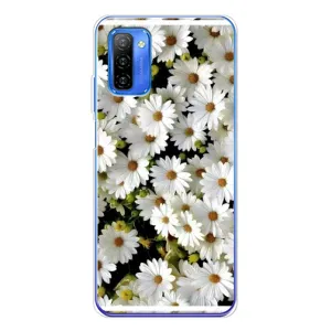 Чехол с ромашками на Ulefone Note 12 (Рамка в ромашках)