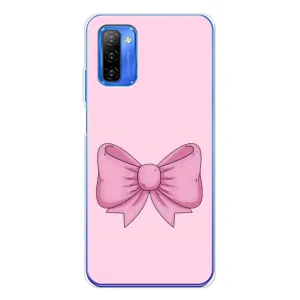 Чехол банты для Ulefone Note 12 (Розовый бантик)