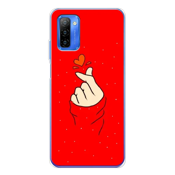 Чохол з малюнком «Сердечко на червоному» для Ulefone Note 12 Чохол з малюнком «Сердечко на червоному» для Ulefone Note 12