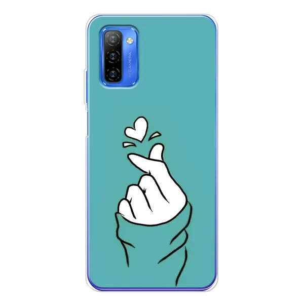 Чохол з малюнком «Сердечко на бірюзовому» для Ulefone Note 12 Чохол з малюнком «Сердечко на бірюзовому» для Ulefone Note 12