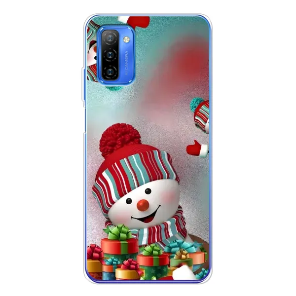 Чехол с рисунком «Снеговик в шапке» для Ulefone Note 12 Чехол с рисунком «Снеговик в шапке» для Ulefone Note 12