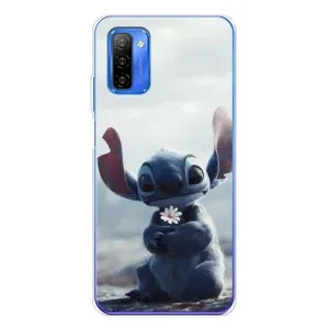 Чехол с рисунком Стич для Ulefone Note 12 (Стич с цветочком)