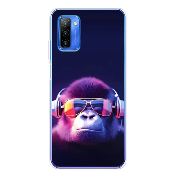 Чехол с рисунком «Стильная обезьяна» для Ulefone Note 12