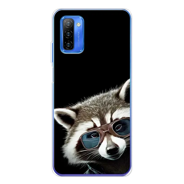 Чехол с рисунком «Стильный Енот» для Ulefone Note 12 Чехол с рисунком «Стильный Енот» для Ulefone Note 12
