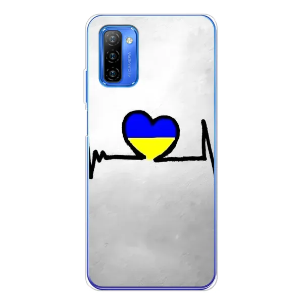 Чехол с рисунком «Украинская кардиограмма» для Ulefone Note 12