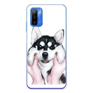 Бампер для Ulefone Note 12 з картинкою "Песики" (Собака Хаскі)