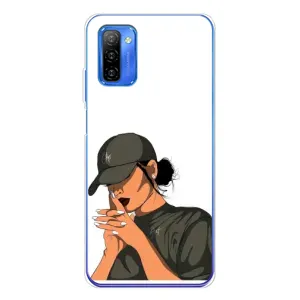 Силиконовый Чехол на Ulefone Note 12 с картинкой Стильных Девушек (В зеленом)