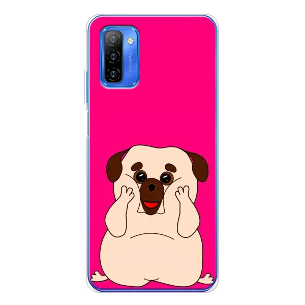 Чехол с рисунком «Веселый Мопсик» для Ulefone Note 12