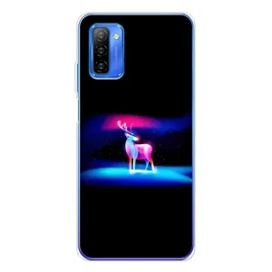 Силіконовий бампер з картинкою звірів для Ulefone Note 12 (Яскравий олень)