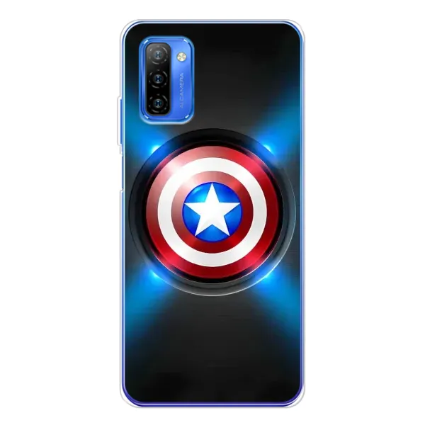 Чехол с рисунком «Яркий Щит Капитана» для Ulefone Note 12