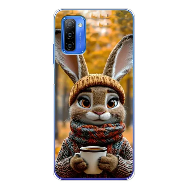 Чохол з малюнком «Зайчик з кавою» для Ulefone Note 12 Чохол з малюнком «Зайчик з кавою» для Ulefone Note 12