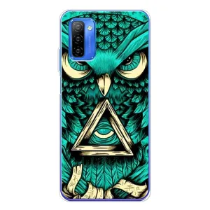 Чохли з принтом СОВИ для Ulefone Note 12 (Зелена сова)