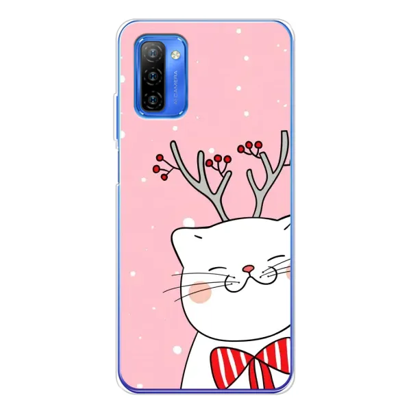 Чехол с рисунком «Зимний кот» для Ulefone Note 12
