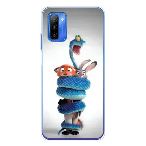 Силиконовый чехол с принтом Зоотрополіс для Ulefone Note 12 (Змея Зоо)