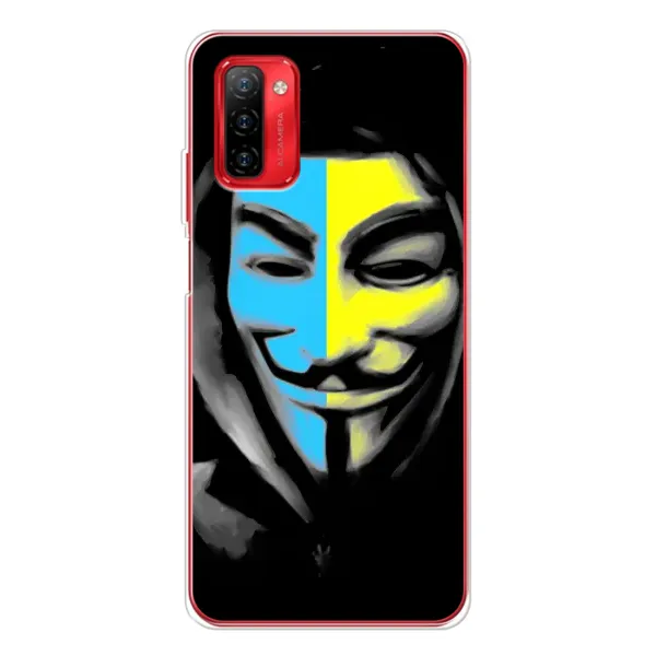 Чехол с рисунком «Анонимус патриот» для Ulefone Note 12P Чехол с рисунком «Анонимус патриот» для Ulefone Note 12P