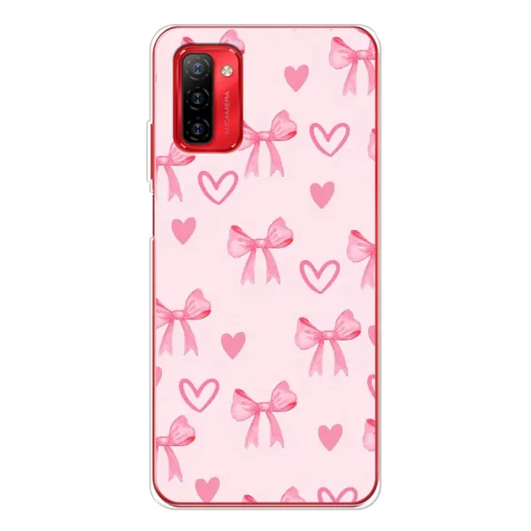Чехол с рисунком «Бантики и сердечки» для Ulefone Note 12P Чехол с рисунком «Бантики и сердечки» для Ulefone Note 12P