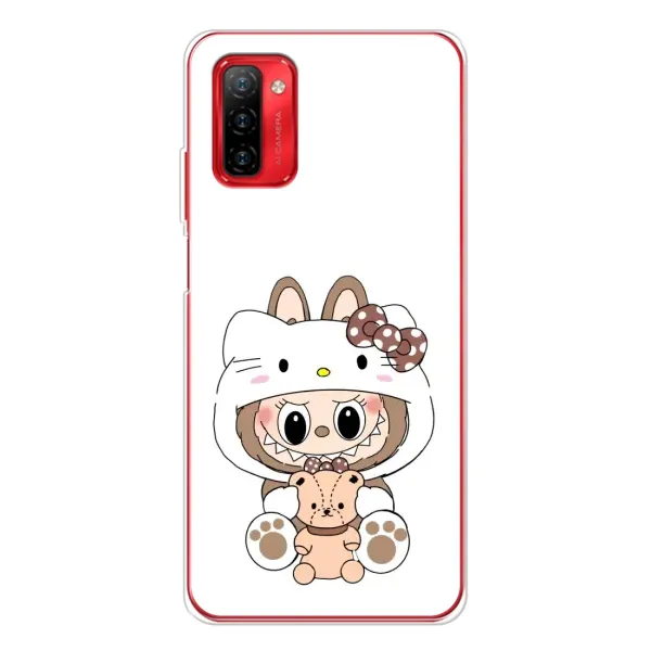 Чехол с рисунком «Белый Лабубу» для Ulefone Note 12P Чехол с рисунком «Белый Лабубу» для Ulefone Note 12P